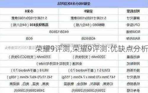 荣耀9评测,荣耀9评测:优缺点分析