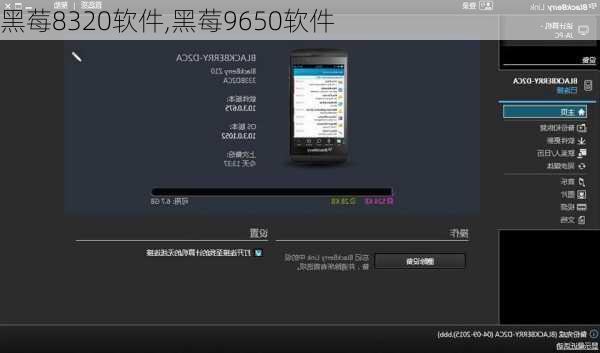 黑莓8320软件,黑莓9650软件