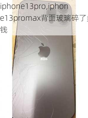 iphone13pro,iphone13promax背面玻璃碎了多少钱