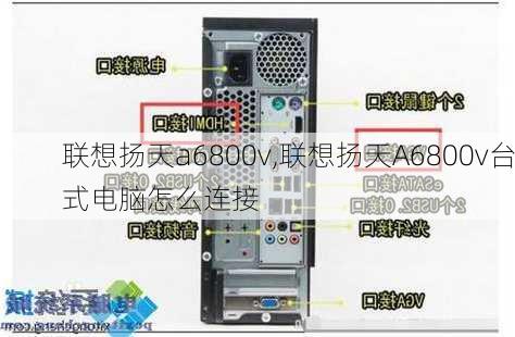 联想扬天a6800v,联想扬天A6800v台式电脑怎么连接