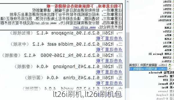 lt26i刷机,lt26i刷机包