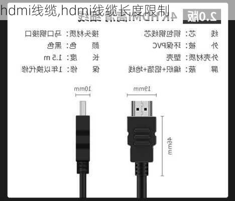 hdmi线缆,hdmi线缆长度限制