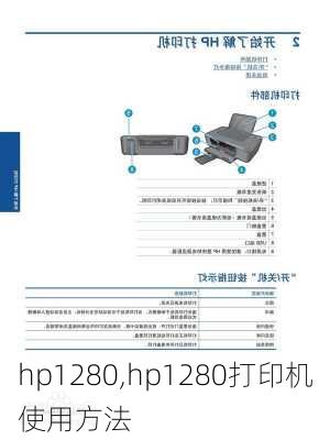 hp1280,hp1280打印机使用方法