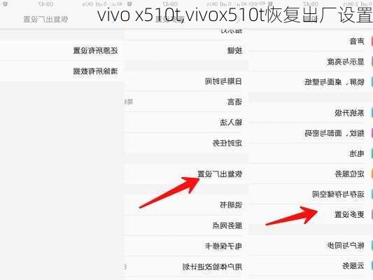 vivo x510t,vivox510t恢复出厂设置