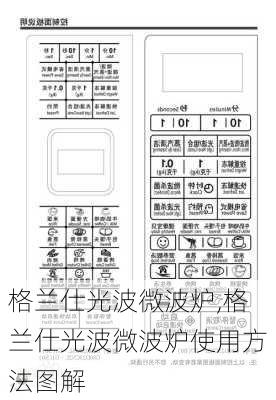 格兰仕光波微波炉,格兰仕光波微波炉使用方法图解