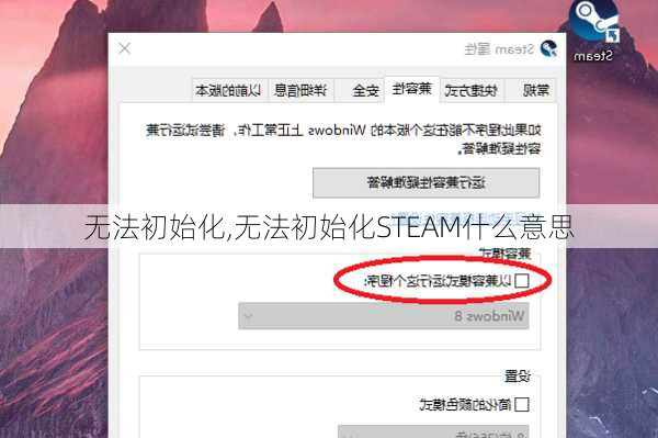 无法初始化,无法初始化STEAM什么意思