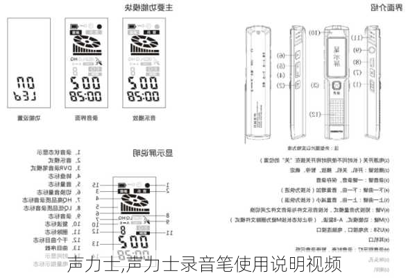 声力士,声力士录音笔使用说明视频