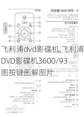 飞利浦dvd影碟机,飞利浦DVD影碟机3600/93图按键图解图片