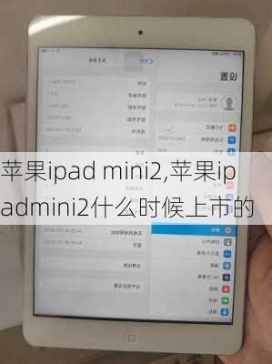 苹果ipad mini2,苹果ipadmini2什么时候上市的