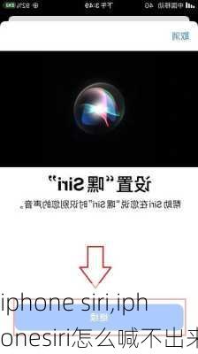 iphone siri,iphonesiri怎么喊不出来
