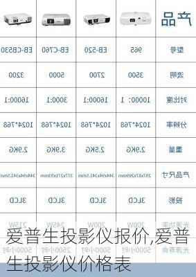 爱普生投影仪报价,爱普生投影仪价格表