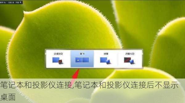笔记本和投影仪连接,笔记本和投影仪连接后不显示桌面