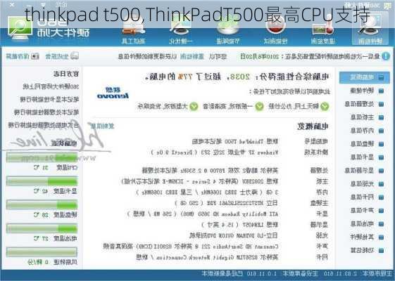 thinkpad t500,ThinkPadT500最高CPU支持