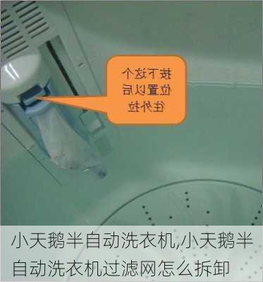 小天鹅半自动洗衣机,小天鹅半自动洗衣机过滤网怎么拆卸