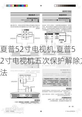 夏普52寸电视机,夏普52寸电视机五次保护解除方法