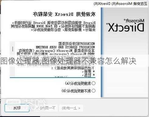 图像处理器,图像处理器不兼容怎么解决