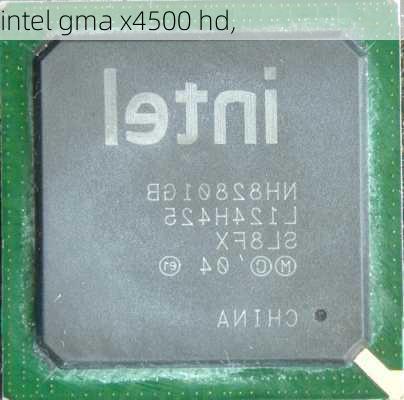 intel gma x4500 hd,