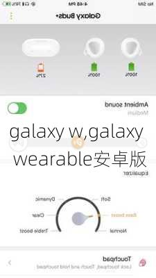 galaxy w,galaxy wearable安卓版