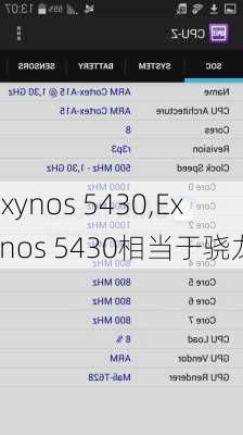 exynos 5430,Exynos 5430相当于骁龙