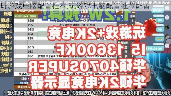 玩游戏电脑配置推荐,玩游戏电脑配置推荐配置