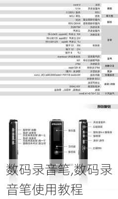 数码录音笔,数码录音笔使用教程