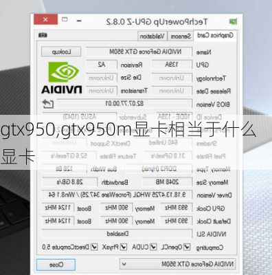 gtx950,gtx950m显卡相当于什么显卡