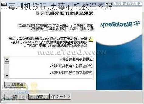 黑莓刷机教程,黑莓刷机教程图解