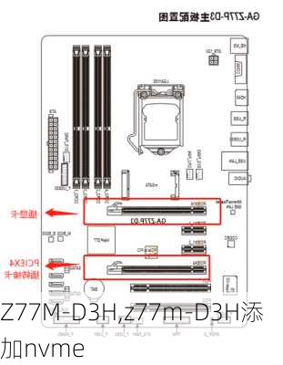 Z77M-D3H,z77m-D3H添加nvme