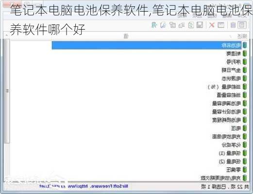 笔记本电脑电池保养软件,笔记本电脑电池保养软件哪个好