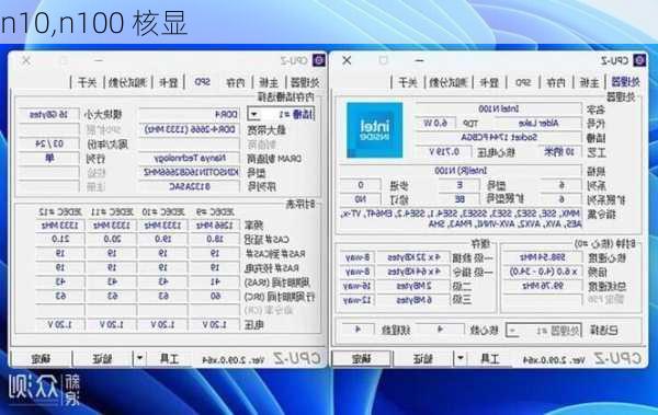 n10,n100 核显