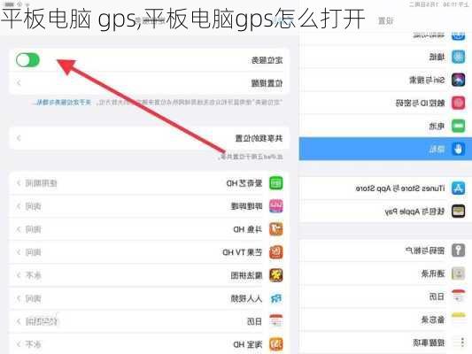 平板电脑 gps,平板电脑gps怎么打开