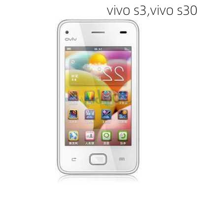 vivo s3,vivo s30