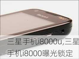 三星手机i8000u,三星手机i8000曝光锁定