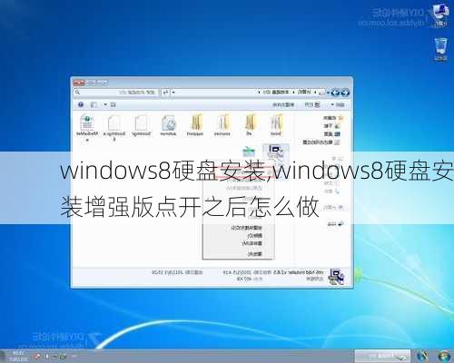 windows8硬盘安装,windows8硬盘安装增强版点开之后怎么做