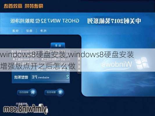 windows8硬盘安装,windows8硬盘安装增强版点开之后怎么做