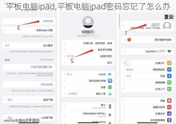 平板电脑ipad,平板电脑ipad密码忘记了怎么办