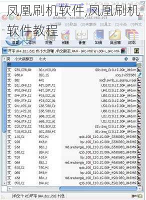 凤凰刷机软件,凤凰刷机软件教程