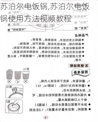 苏泊尔电饭锅,苏泊尔电饭锅使用方法视频教程