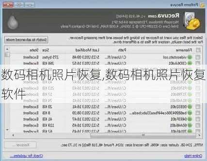 数码相机照片恢复,数码相机照片恢复软件