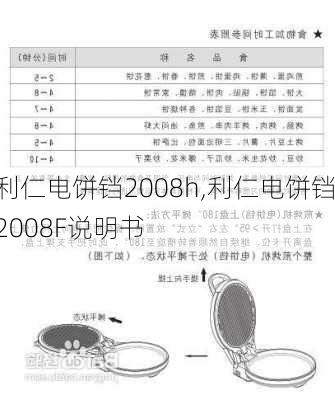 利仁电饼铛2008h,利仁电饼铛2008F说明书