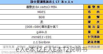 e人e本 t2,E人E本T2说明书