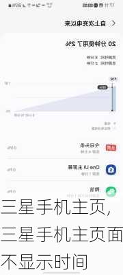 三星手机主页,三星手机主页面不显示时间