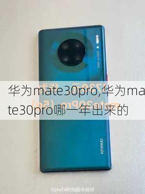 华为mate30pro,华为mate30pro哪一年出来的