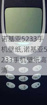 诺基亚5233手机壁纸,诺基亚5233手机壁纸高清