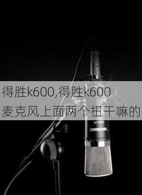 得胜k600,得胜k600麦克风上面两个扭干嘛的