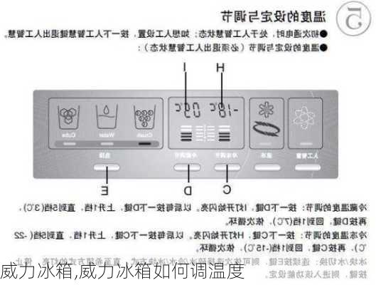 威力冰箱,威力冰箱如何调温度