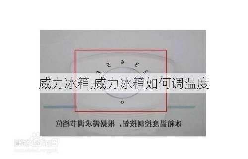 威力冰箱,威力冰箱如何调温度