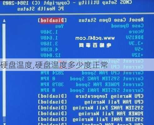 硬盘温度,硬盘温度多少度正常