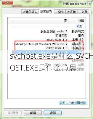 svchost.exe是什么,SVCHOST.EXE是什么意思