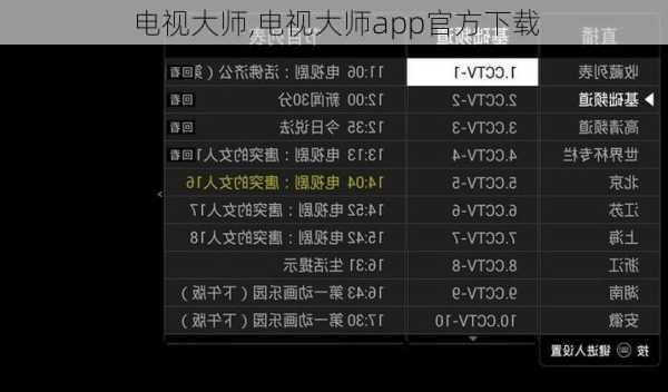 电视大师,电视大师app官方下载